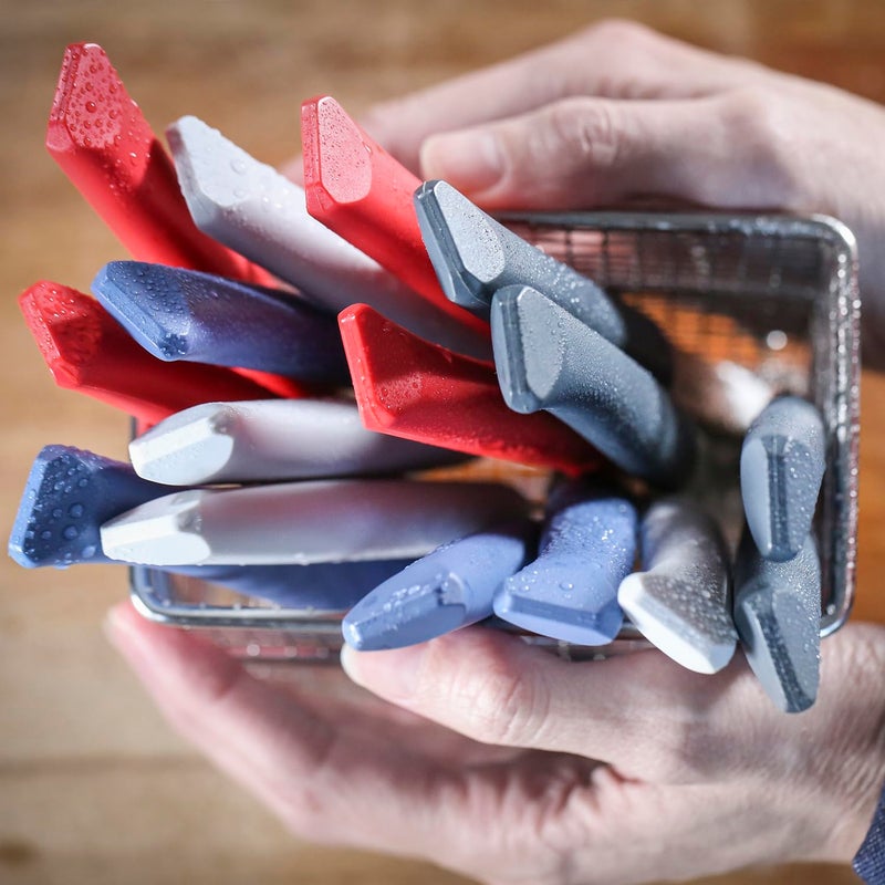 OPINEL Bon Appetit + Table Knives, 4 Piece Set Steak Knives, High Carbon Steel Dinner Knives for Parties, Entertaining, or Everyday Use, Polymer Handles, Dishwasher Safe, Made in France (Primo) - Image 4